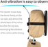 Baby Car Mirror Most Stable Backseat Mirror with Premium Matte Finish,Ultra High Definition PMMA Material, Secure and Shatterproof,Black...