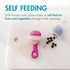 Boon PULP Silicone Baby Feeder — 1 Count — Pink and Blush — Soft Silicone Vegetable and Fruit Feeders — Teething Baby Essentials...