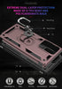 ADDIT for Note 20 Ultra Case Samsung Note 20 Ultra Case, Military-Grade with Stand & Car Mount Function for Samsung Galaxy Note 20 Ultra 5G - Rose...