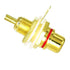 RCA Panel Mount Chassis Socket Plug Jack Gold Plated Female Connector Red Black - ?30 Pcs?...