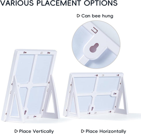 Small Whiteboard with Stand 11.8 x 8.3 Inches, Small Dry Erase White Board Standable, Mini Dry Erase Whiteboard Easel for Desk with Markers...