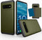 Galaxy S10 Plus Case, Ultra-Thin Shockproof Hard Back Silicone Dual Layer Protective Credit Card Holder ID Cards Slot Scratchproof Case Compatible...