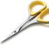 Beaditive Sewing and Embroidery Scissors Set (2 Pc.) Curved and Straight, Sharp, Stainless-Steel Design | Precision Tips, Ergonomic Rubber Handle ...