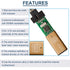 ST-Link V2 Emulator Downloader Programmer STM8STM32 Programming Unit 3.3V 5V Two-Color Indicator with Dupont Cable...