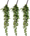 FLIPPED 3 Pack Artificial Plant Succulent Plants Hanging String Pearls Plant Fake Lover Tears Plants ((Green&13.7 in)...