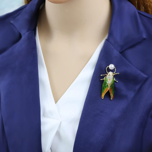 Pretty Owl Crystal Brooch Pins Elegant Rhinestone Animal Statement Brooches Fashion Jewelry Accessories for Women Men Gift...