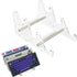 3 Tier Acrylic Keyboard Display Stand, Transparent, Sturdy Desktop Holder for Mechanical Keyboards, Office Home...