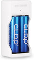 Rechargeable AA Batteries 2 Pack with 2 Bay Charger, 1.6V 2500mWh Ni-Zn Double A Battery - Fast Charging, Long Lasting Rechargeable Batteries with...
