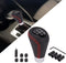 Manual Shifter Knob 5 Speed Leather Gear Shifting Knob Fit Most Manual Transmissions Black...