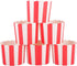 Webake 50pcs Full Size 6oz Paper Baking Cups Red Cupcake Liners Paper Snack Cups for Popcorn Cupcake Muffin Case Cupcake Bath Bomb, for Movie Part...