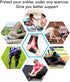 Ankle Brace Support Adjustable Breathable Elastic Nylon Material Fit for Most Size Use for Sports (Blue 1pcs)...