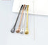 Hihelp 4 PCS Stainless Steel Straws Yerba Mate Bombilla Drinking Straws Free Cleaning Brush Include, Colorful, 6 Piece Set...