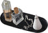 FREELOVE Black Bathroom Tray, Metal Jewelry Trays for Toilet, Rectangle Towel Plate for Tank...