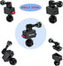 iMESTOU Action Camera Riding Mount with Three-Claw Joint for Gopro Motion Cameras, 1“ Ball Head 360° Adjustable Fits for RAM 1" Ball Bike Phone Mo...