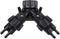 1/4 Inch Drip Irrigation Tubing to Faucet Adapter Connector, 2 Way Y Splitter for 3/4" Inch Garden Hose to 1/4 Inch Drip Irrigation Hose...