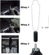Lunsom Automatic Shift Knob Metal Car Shifting with Push Button Aluminum Alloy Shifter Lever Handle Long Stick Gear Head Fit Most Auto Transmissio...