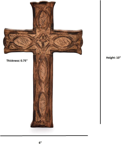 Nirvana Class Handmade Wooden Wall Cross Church Home Room Décor...
