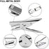 ONDY Plier Stapler Heavy Duty Office Stapler Hand Held 20-Sheet Stapler Papers Stapling Machine with 1000 Staples and Staple Remover Tool, Silver...