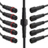 mxuteuk 6 Pairs 22AWG 2 Pin Electrical Connector,5.87in/15cm Wire Waterproof Male Female Connector,for LED Strip,Car,Truck,Boat...