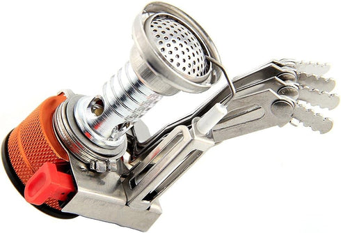 Backpacking Stove Camping Stove Mini Gas Stove with Piezo Lgnition for Camping and Hiking...