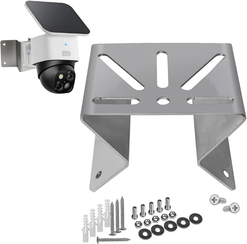 WiTi Stainless Steel Exterior Outside Wall Corner Mount for PTZ Camera,Solid Holder Bracket for a Wide View Angle Installing CCTV Surveillance Cam...
