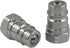 LSQ-S4-04PF 1/2‘’ NPT 2 PCS - 1/2" Ag ISO 5675 Tractor Hydraulic Disconnect Hydraulic Quick Connect Male Coupler, Ball Valve, Ball Pioneer Type...