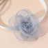 Flower Choker Necklace for Women Gothic Floral Lace-up Necklace Rose Collar Long Tie Velvet Necklace for Bridal Wedding Summer Party...