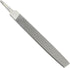 6 Inch Flat Medium Cut File, Double Cut Teeth, Made of High Carbon Steel, Flat Hand File Without Handle, Suitable for Shaping Metal, Wood, and Oth...
