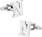 Letter N Cufflinks Monogram Men's Initial Cuff Links with Travel Presentation Gift Box Wedding Groomsmen Groom Party...