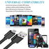 Long 10FT USB to Micro USB Cable Android Charger Cable,Fast Charge Quick Date Trasfer Micro USB Charging Cable TPE Durable USB Cable Cords for Kin...