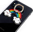 ZOSTLAND Colorful White Smile Cloud Phone Ring,Universal 360°Adjustable Phone Case Finger Grip Stand Holder Desk Stent Mount Car Hook Compatible w...