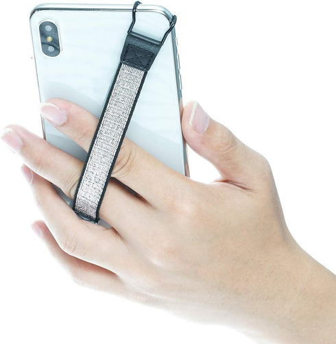 TFY Hand-Strap Holder Compatible with iPhone, Samsung & Huawei - for 16 Pro Max / 15 Pro / 14 Plus / 13 Pro / 12 / Xs/XR/X / 8 Plus / 7 and Other ...