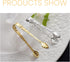 2Pack Rose Handle Sugar Tongs, Vintage Rose Relief Stainless Steel Ice Cube Clips Sugar Tongs Sliver and Gold Small Food Clips for Tea and Coffee ...