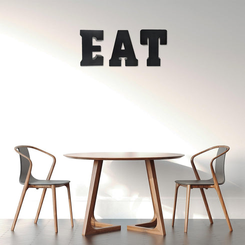 7.87" Metal Letters for Wall Decor, Black Standing 3D Letters, Decorative Farmhouse Hanging Alphabet Signs for Home Bedroom Office Wedding Party (...