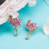 SaiDian 2Pcs Crystal Rhinestone Flamingo Brooch Pin Pink Bird Enamel Collar Lapel Corsage Badge For Women...