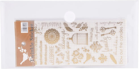 #10 Clear Plastic Envelopes 5 x 10 Money Receipt Bill Storage Holder 20 Pack Hook Loop Closure...