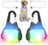 Dog Lights for Night Walking – Color Changing Dog Collar Light, 4 Modes Rechargeable Dog Light, IP65 Waterproof Dog Walking Light, Dog Flashlight ...