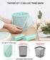 75 Counts AYOTEE Mini Garbage Bags, 1.2 Gallon Small Compostable Trash Bags, Small Garbage Bags for home, Fit 4.5 or 5 Liter Bathroom Wastebasket ...