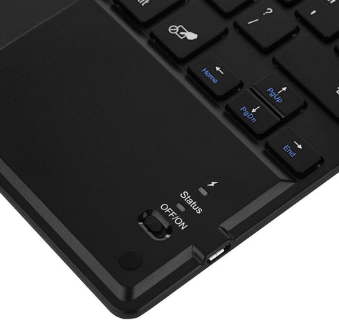Ultra-Slim Bluetooth Keyboard, Portable Bluetooth Keyboard with Touchpad for Windows PC Android Phone Tablet...