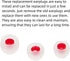 Earbuds Replacement Tips Silicone Earbud Tips Earpads Replacement Silicone Replacement Earbuds Tips for Bluetooth Earphones (Fit in Inner Hole 4.5...