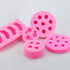 5Pcs Fruit Shaped Jelly Molds, 3D Mini Pineapple Strawberry Orange Blueberry Mulberry Candle Silicone Fruit Mold for Cupcake Decorating, Soap, Cho...