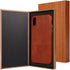 TOOVREN for iPhone X Leather Case Protective Ultra Thin Vintage Anti-Slip Grip Shell Hard Back Cover for iPhone X /10 5.8'' Brown...