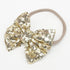Song Qing Baby Infant Girls Hair Band Sequined Bow Headband Turban Knot Hair Headwear Gold...