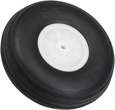 uxcell Tire and Wheel Sets for RC Car Airplane,PU Sponge Tire with Plastic Hub,3" 2pcs...
