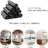3.5 Gallon Trash Bags, 150 Count Small Trash Can Liners for Bathroom or Livingroom, Black 3 Gallon Thickly Garbage Bags...
