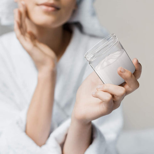 Healthy Packers 4oz Plastic Jars with Lids - Small Clear Jars with Lids - Lotion Containers with Lids | 4 oz Plastic Mason Jars with lids | Cream ...