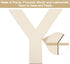 Fuyit Wood Letters Y, 12 Inch Tall 1/4 Inch Thick Blank Unfinished Wooden Letter for DIY Crafts, Painting, Wall Arts, Home & Party Decor...