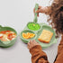 Owl Shape Silicone Baby Feeding Set, Toddler Suction Plates and Bowls Set with Spoons, Kids Silicone Dinnerware Set Eating Utensils, Green...