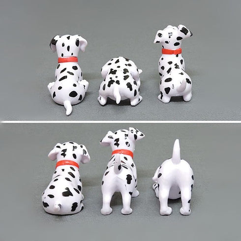 6Pcs Cute Cartoon Dog Figures,Puppy Fairy Garden Figurines Collection Playset,Miniature Moss Landscape DIY Terrarium Crafts Ornament Accessories,H...