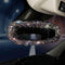 Car Rear View Mirror with Crystal Diamonds Bling Rhinestones Car Rear View Mirror for Women,Car Interior Trim,Best Birthday Holiday Gift Car Rearv...